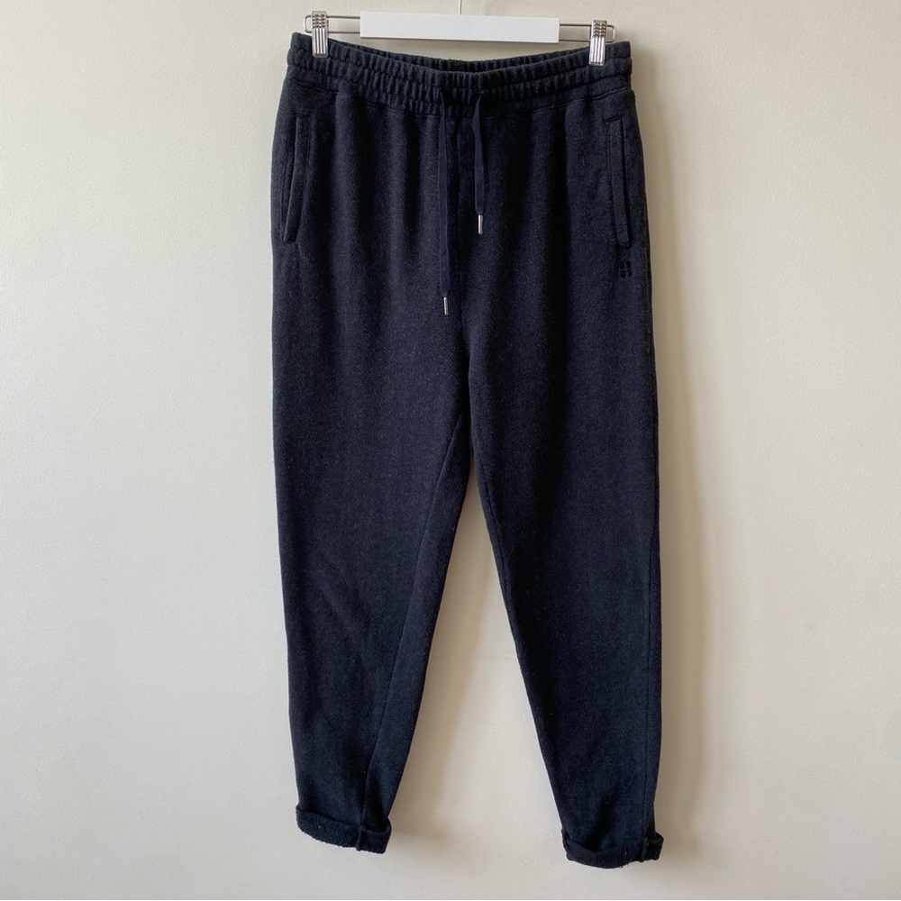 Sweaty Betty Grey Joggers Cuffed Ankle Women’s Size US 12